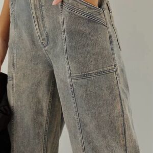 Anthropologie Pilcro barrel jeans high rise 28 cropped